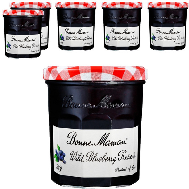 Bonne Maman 藍莓果醬, 370g, 6罐