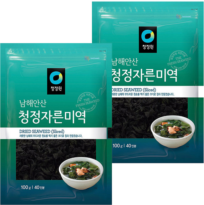 清淨園 段切乾燥海帶, 100g, 2包