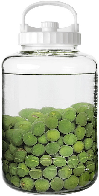 경성리빙테크 핸들 과실주 담금주병, 6.5L, 1개