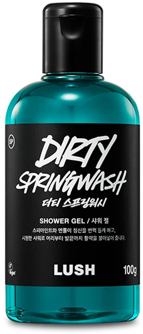 러쉬 더티 스프링 워시 샤워 젤 허브향, 100g, 1개 - 쿠팡