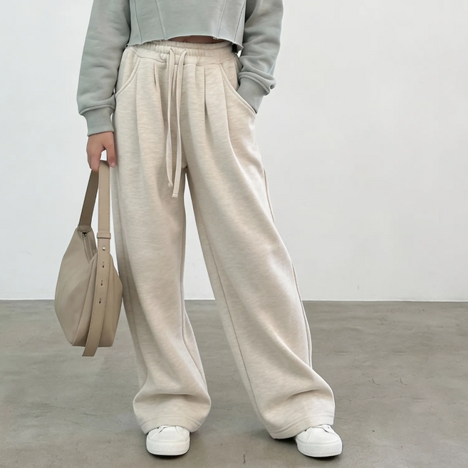 리틀크루 주니어 스트릿 볼륨 와이드 스웻 팬츠