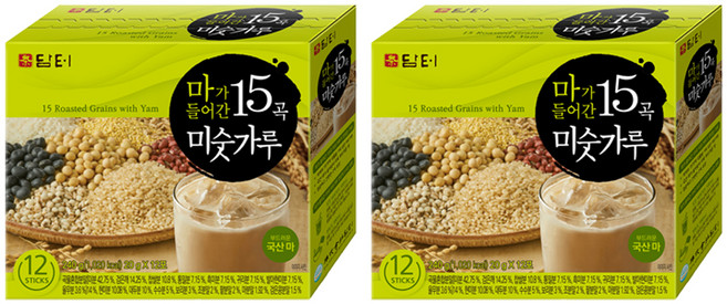 담터 마가 들어간 15곡 미숫가루, 240g, 2개