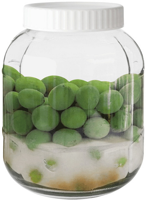 경성리빙테크 과실주 담금주 유리 저장병 랜덤발송, 3.5L, 1개