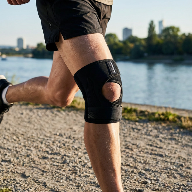 스케쳐스 퍼포먼스 무릎 보호대 풀커버 SPG-F30, 블랙, 1개