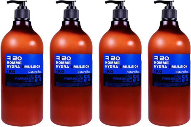 키로코스 내추럴수 옴므 하이드라 에멀젼, 1kg, 4개