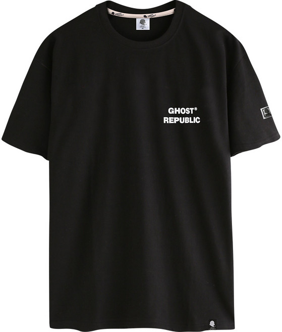 고스트리퍼블릭 남여공용 통기성 베이직 라운드 반팔 티셔츠 GT-375