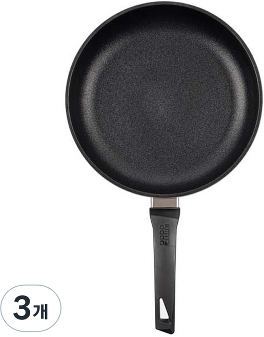 인터쿡 인덕션 블랙 후라이팬, 28cm, 3개
