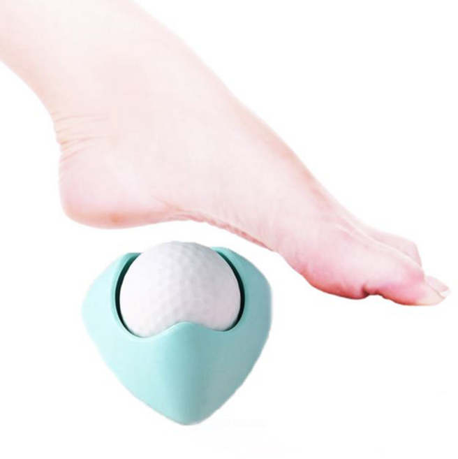 사비나 골프공 발바닥 지압 마사지볼, 그린, 1개