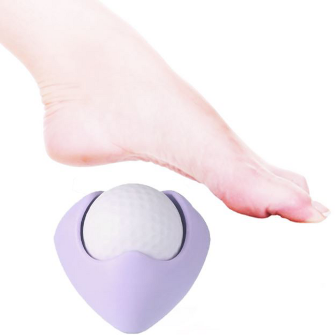 사비나 골프공 발바닥 지압 마사지볼, 퍼플, 1개