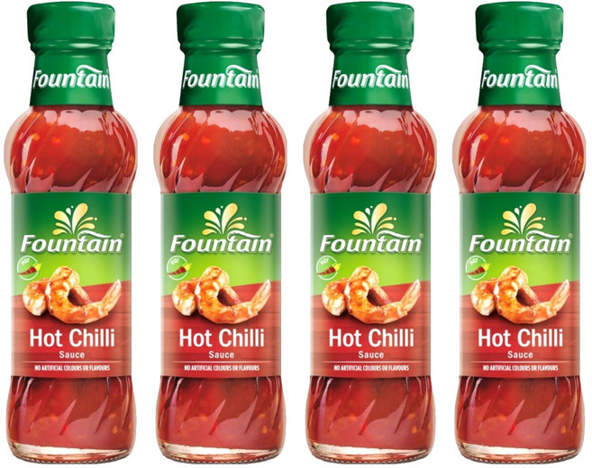 파운틴 핫칠리소스, 250ml, 4개