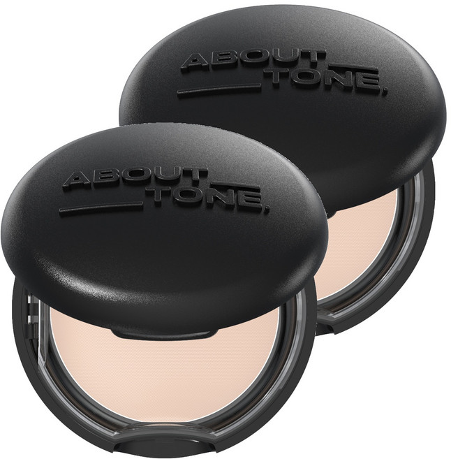 어바웃톤 블러 파우더 팩트 9g, 2.5 아이보리, 2개