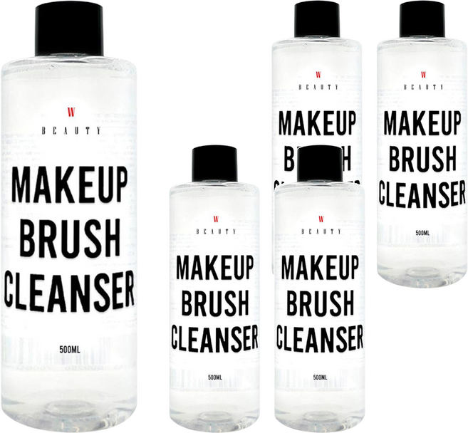 W Beauty 刷具清潔液, 500ml, 5瓶