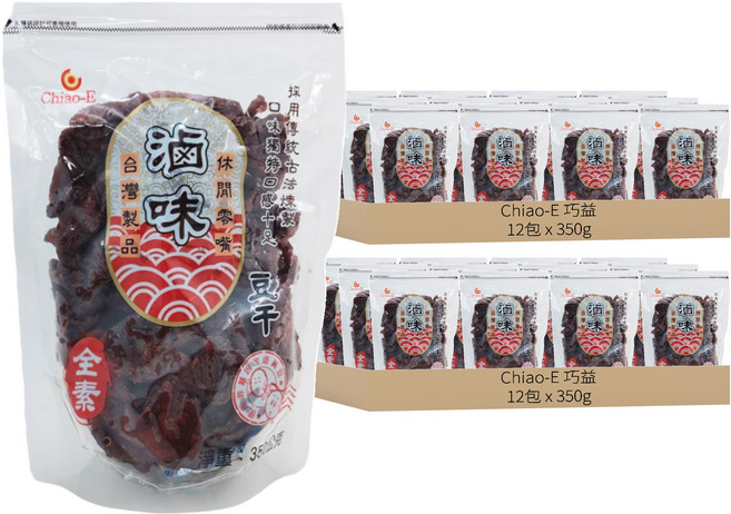 Chiao-E 巧益 豆干 豆乾 滷味 全素, 24包, 350g