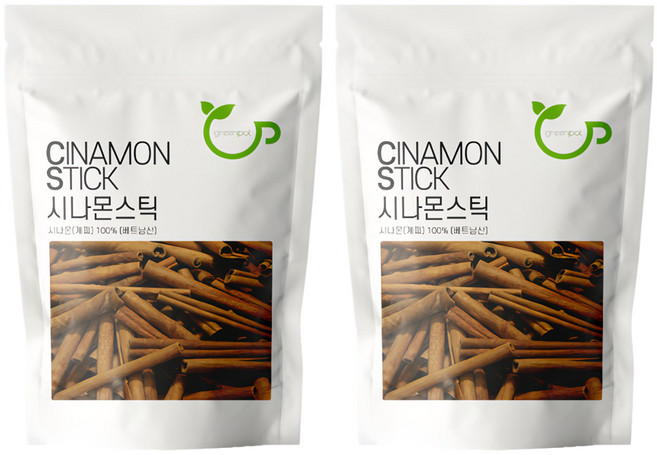 그린팟 시나몬스틱, 300g, 2개, 1개입
