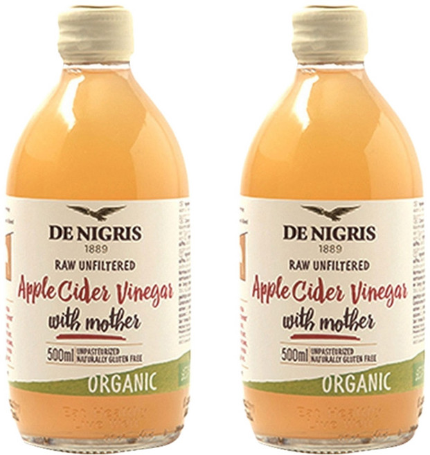 데니그리스 유기농 사과식초, 500ml, 2개