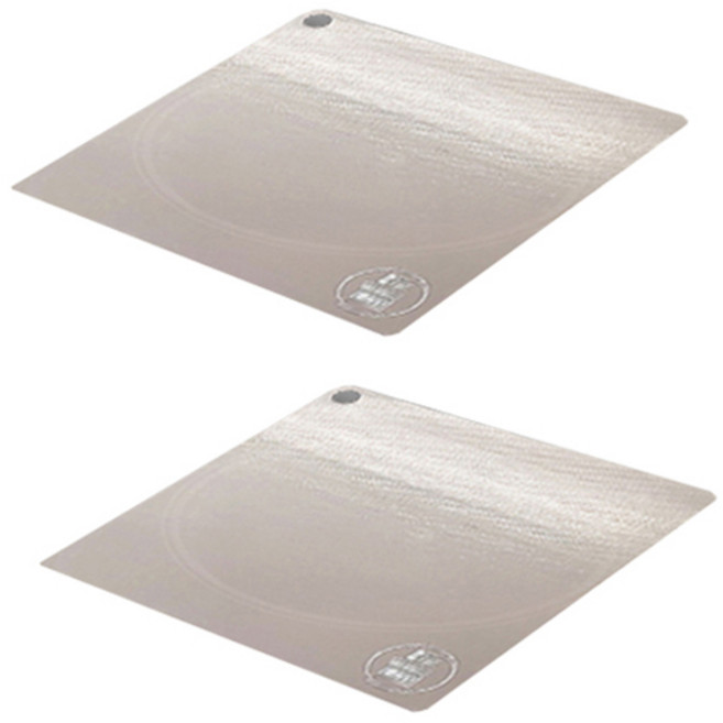 브루마 실리콘 인덕션 보호 스크래치 방지 패드 정사각, 그레이, 2개