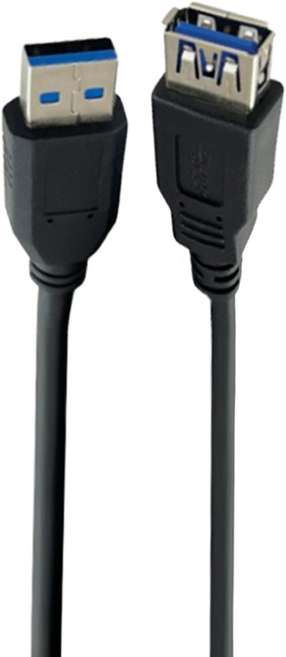 POLYWELL 寶利威爾 USB3.0 Type-A 公對母高速延長線 PW15-W45-M613, 3m, 1條