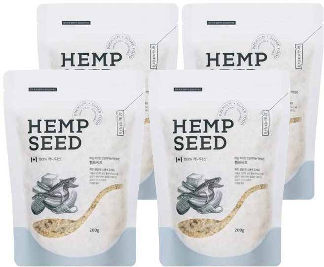 착한습관 햄프씨드, 200g, 4개