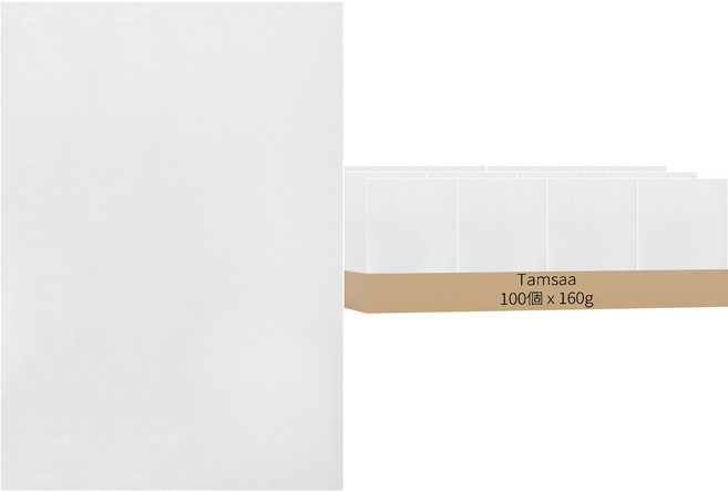 Tamsaa 優質無字獎狀紙 160克, 100個, 白色