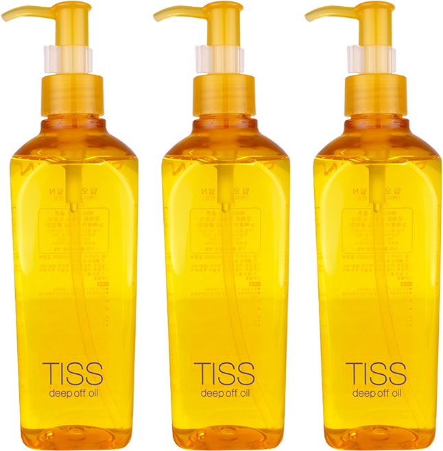 티스 딥 오프 클렌징 오일, 280ml, 3개