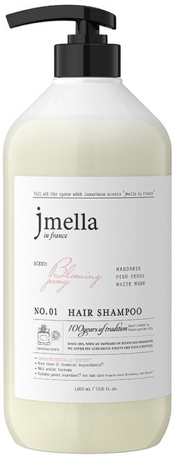 jmella 法式漫舞香水洗髮精 Blooming Peony, 1L, 1瓶