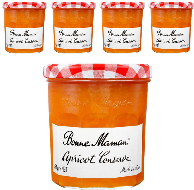 Bonne Maman 杏桃果醬, 370g, 5罐