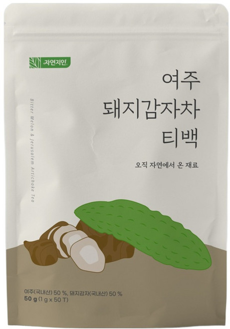 자연지인 여주돼지감자차 티백, 1g, 50개입, 1개