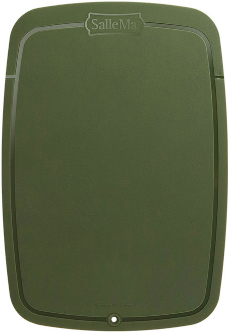 샐마 칼자국 없는 TPU 프리미엄 도마, 빈티지카키, 1개