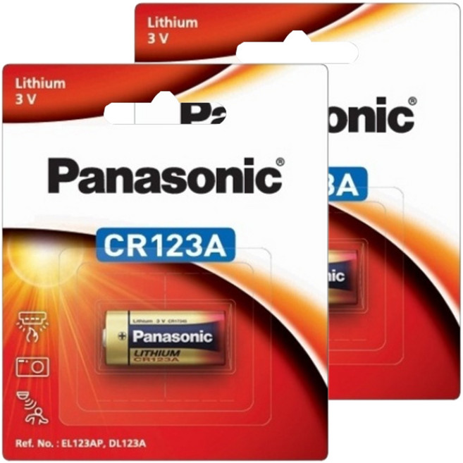 파나소닉 리튬 특수건전지 3V CR123AL, 1개입, 2개