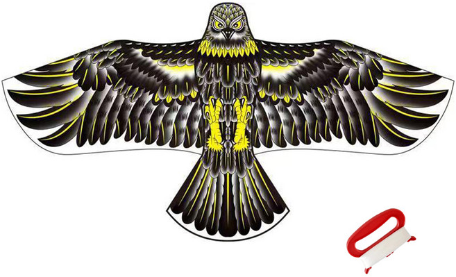 문구담 대형 독수리연+얼레 색상랜덤, 1개