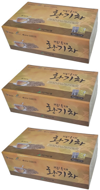 박달재 황기 티백차, 1g, 50개입, 3박스