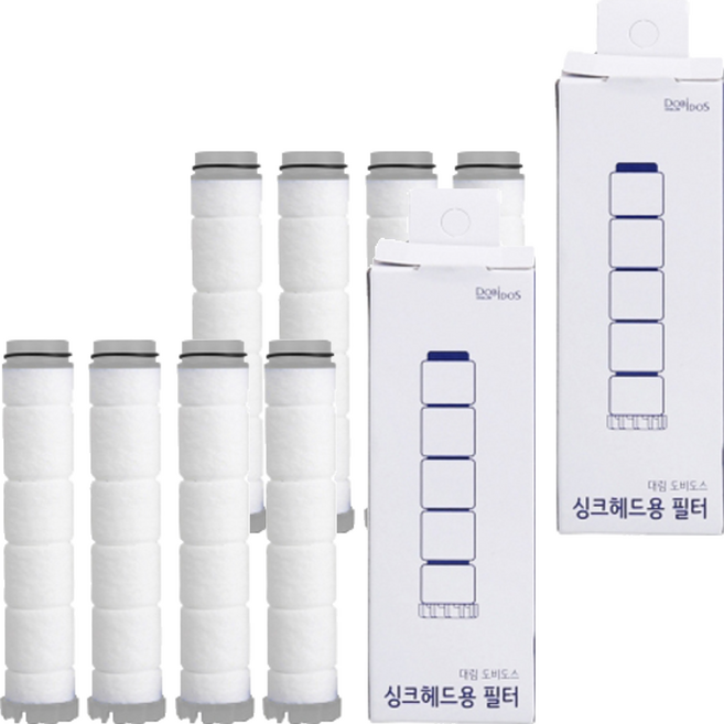 도비도스 싱크헤드용 리필필터 PF174-F, 8개, 무향