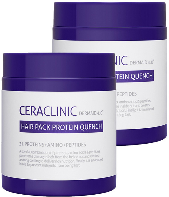 세라클리닉 탈색모 홈케어 단백질 헤어팩, 2개, 250ml