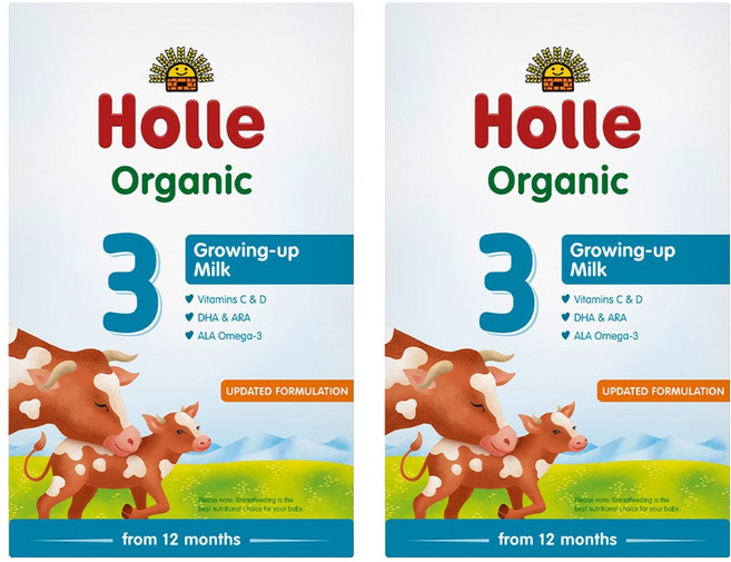 홀레 유기농 분유 3단계 12개월 부터, 500g, 2개