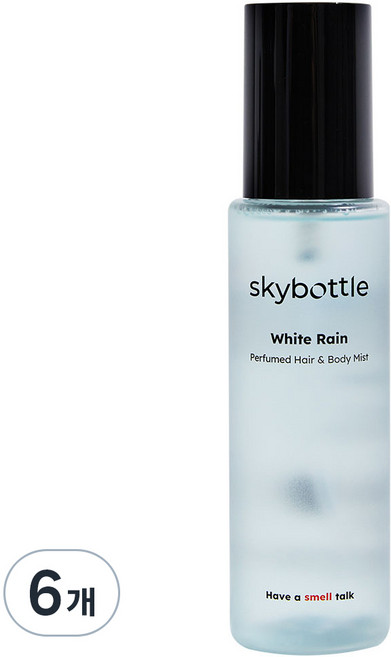 스카이보틀 퍼퓸 헤어 & 바디미스트 화이트레인, 100ml, 6개