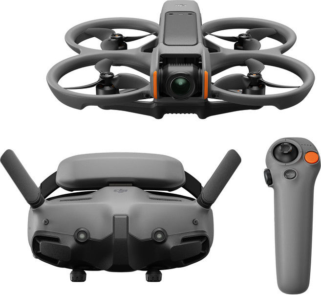 DJI Avata 2 플라이 모어 콤보 촬영용 카메라 드론 세트, 혼합색상, 1개