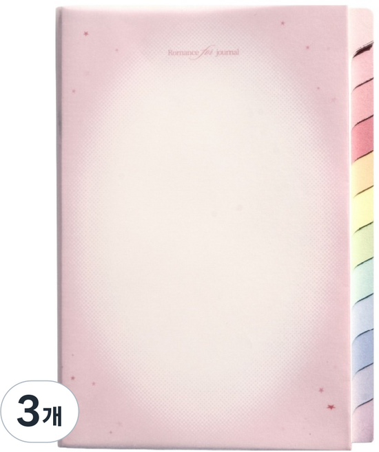 lucalab Romance for Journal 萬年手帳, 粉紅色, 3個