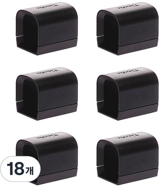 샌드웨이브 디클루 케이블톡, 18개, 블랙