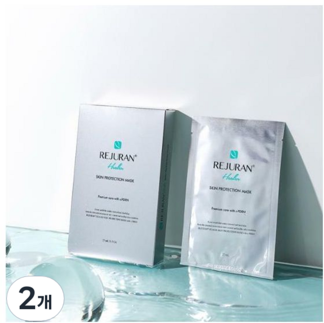 Rejuran Healer 皮膚保護面膜 2 盒, 1個, 10張