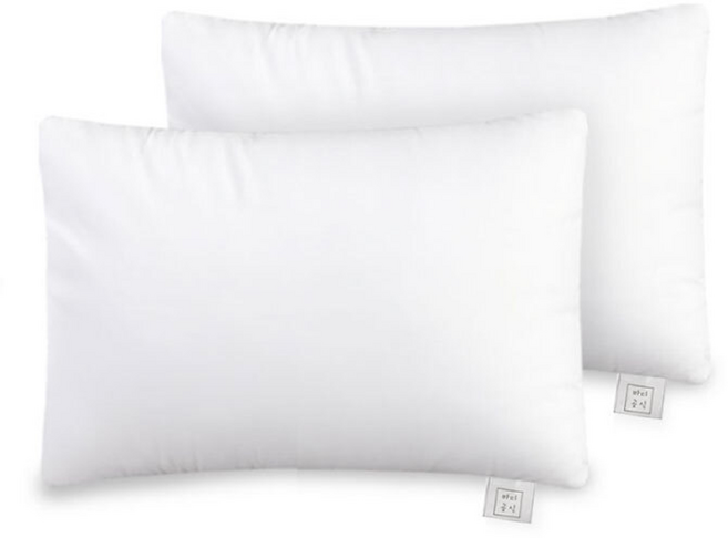 바디공식 호텔용 마이크로화이바 베개솜 지퍼형, 화이트, 2개