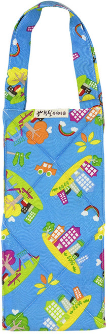 황실타올 마을놀이터 인견 등밀이 때타올 손잡이형, 파랑, 1개, 1개입