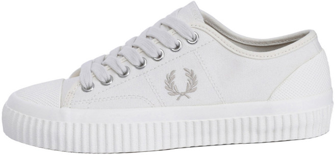 FRED PERRY 男女通用 Hughes Low 帆布棉質運動鞋
