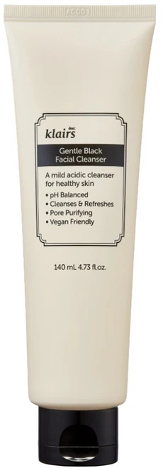 클레어스 젠틀 블랙 페이셜 클렌저, 1개, 140ml - 쿠팡