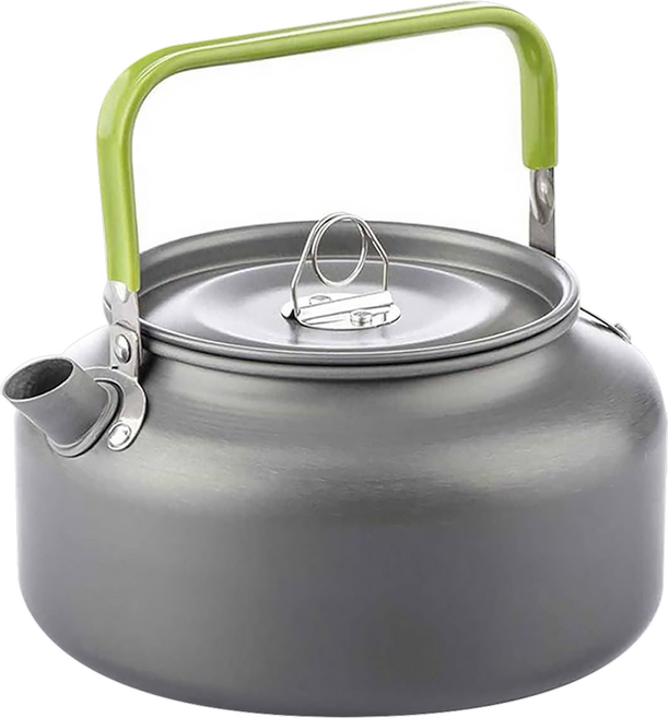 戶外露營燒水壺 茶壺 咖啡壺 手沖壺, 鐵灰色, 1個