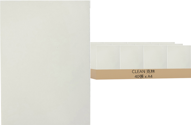 CLEAN 克林 舞之彩插畫卡紙 柔美款 0.5mm, 40張