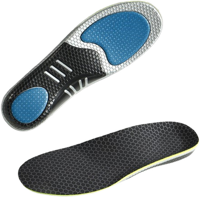 한봄누리 기능성 아치 깔창 양발착용 세트 블랙, 1세트