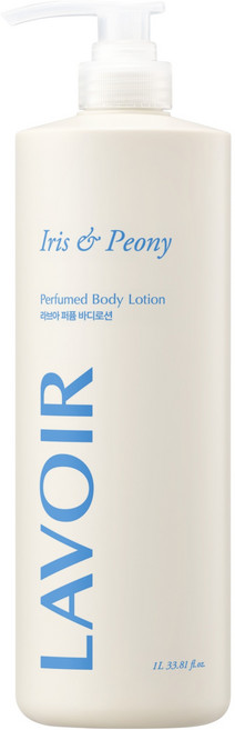 라브아 퍼퓸드 바디로션 아이리스 앤 피오니, 1L, 1개