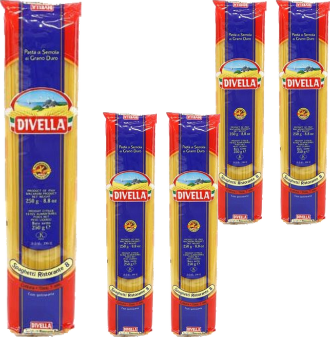 DIVELLA 德威樂 義大利麵, 5個, 250g