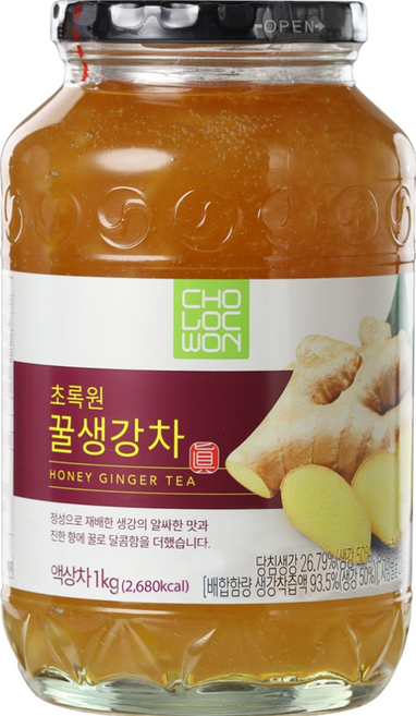 초록원 꿀생강차, 1kg, 1개입, 1개