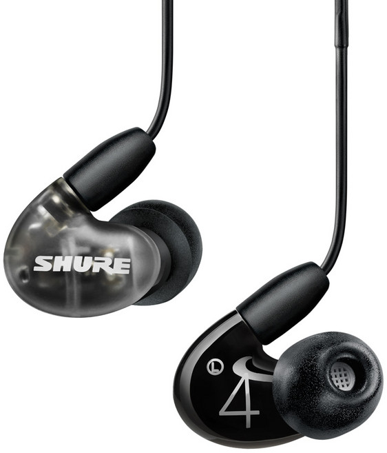 슈어 AONIC 4 사운드 아이솔레이팅 이어폰 블랙